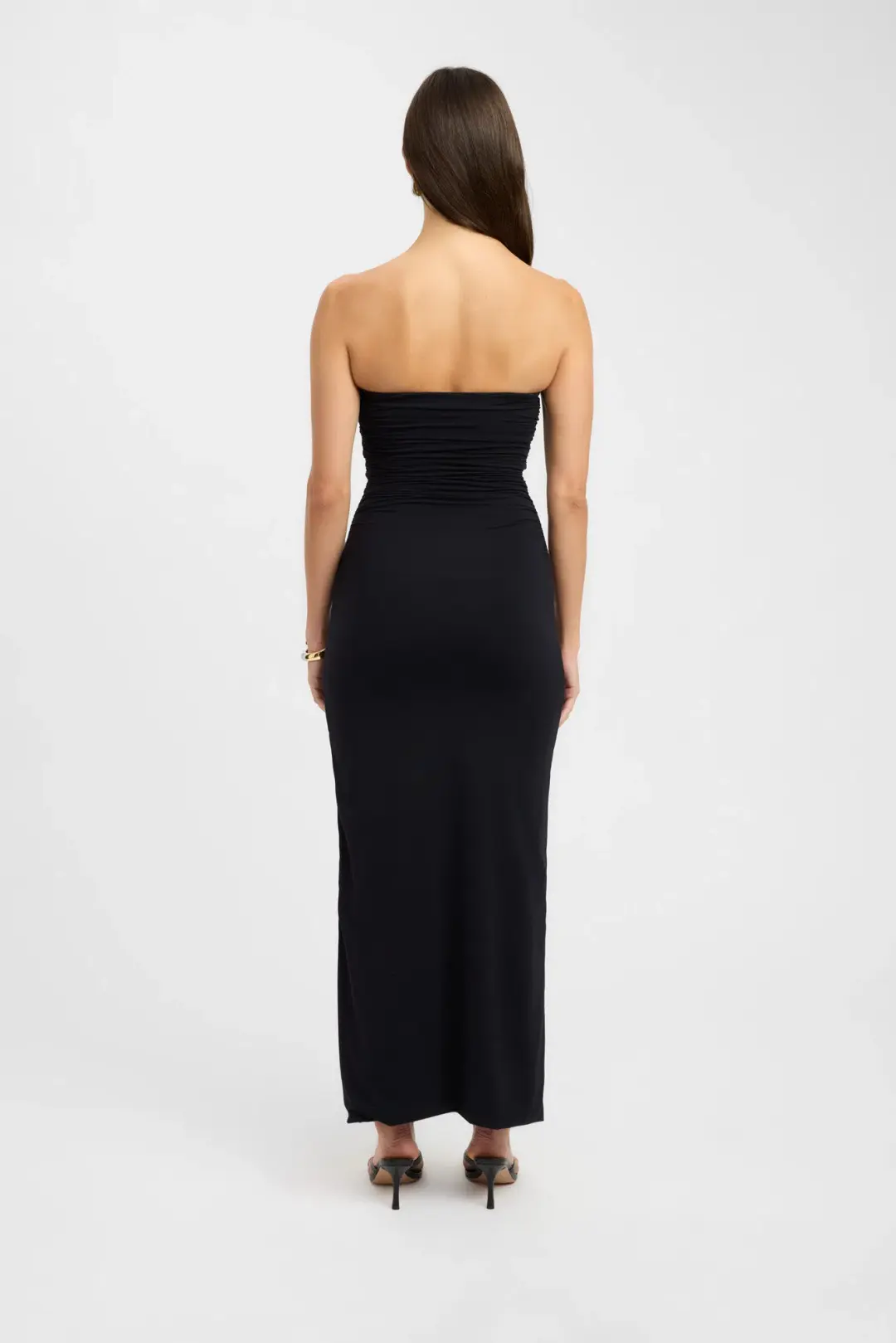 Kookai Tayla Trim Maxi Dress Black Size 10 for rent on The Volte - main image