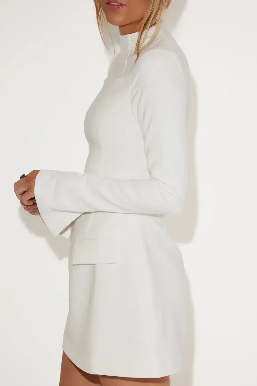 Odd Muse The Ultimate Muse Split Sleeve Mini Dress White Size S / AU 8 - Image 3