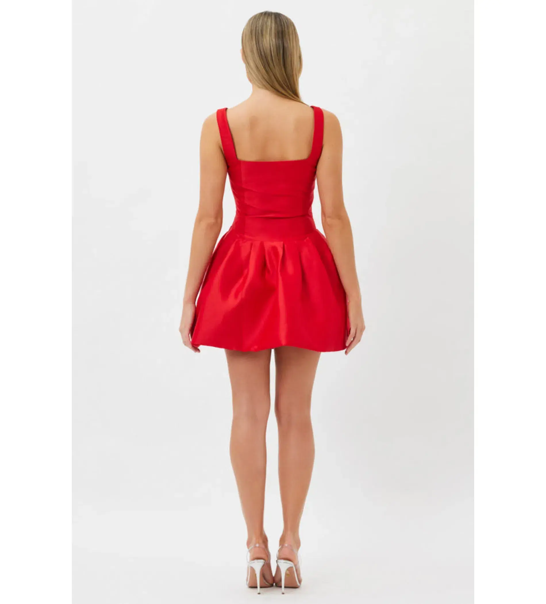 Bianca & Bridgett Alba Mini Dress Red Size AU 6 - Image 3