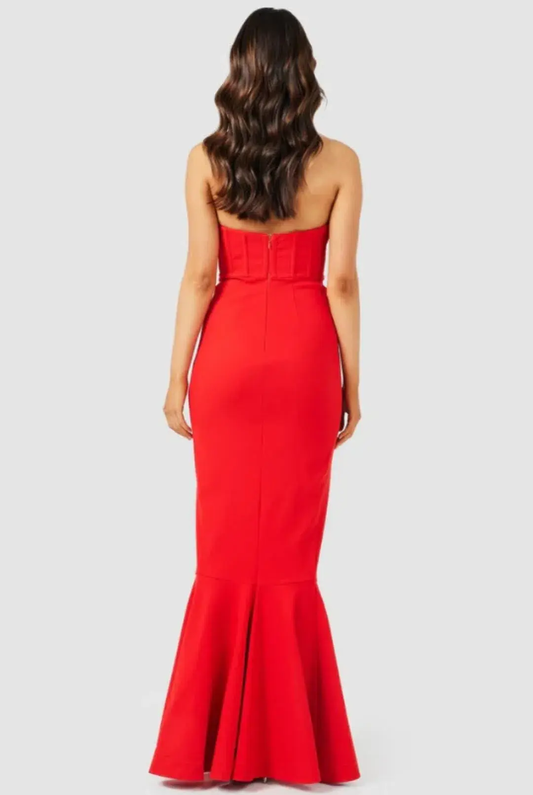 Derma Department Alexandra Gown Red Size 10 - Image 3