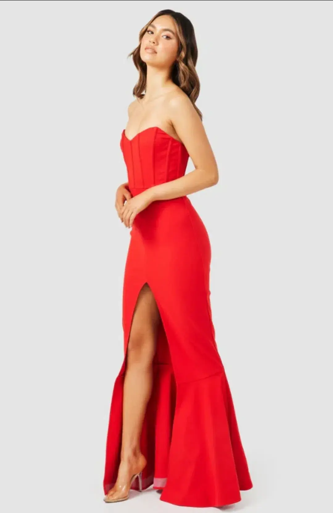 Derma Department Alexandra Gown Red Size 10 - Image 1