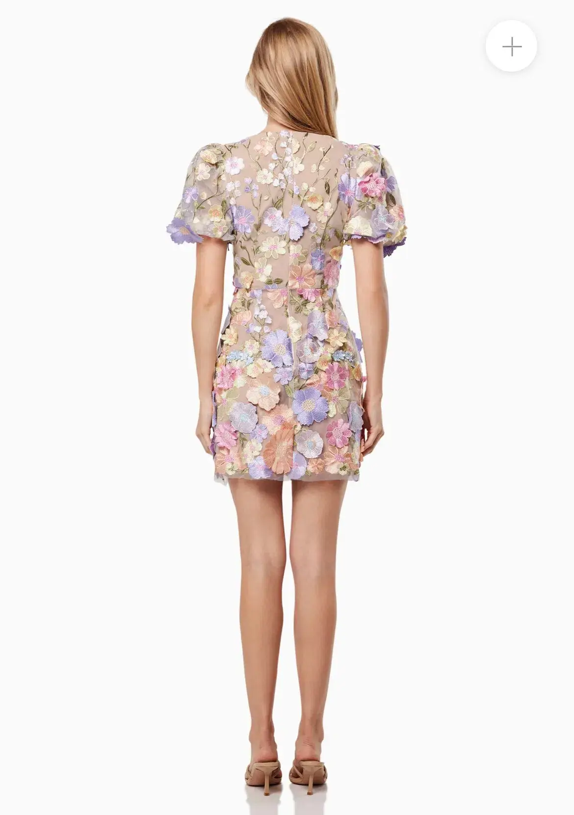 Elliatt Anthea 3D Lace Mini Dress Purple Size 8 - Image 7