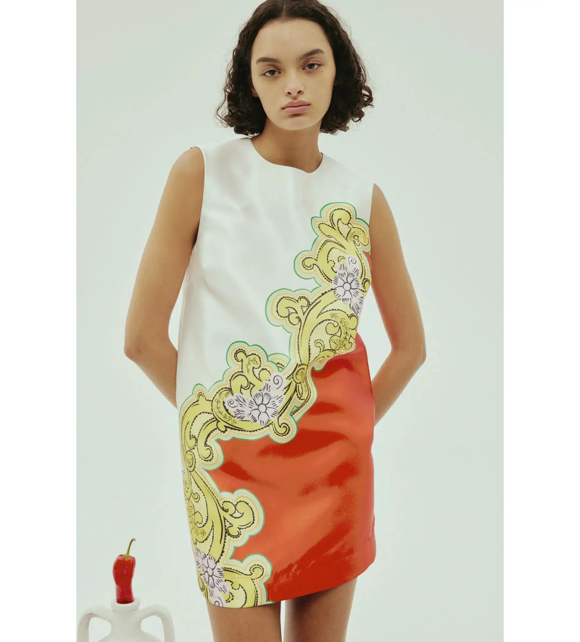Alemais Sierra Mini Dress Multi Print Size 10 - Image 2