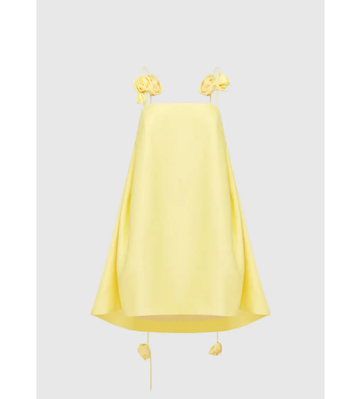 Leo Lin Fiona Rose Mini Dress Yellow Size 12 - Image 3