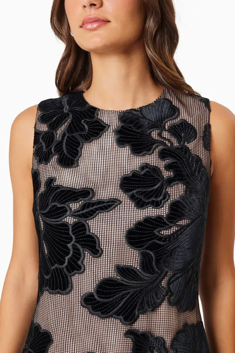 Elliat - Zara Day To Night Mini Dress In Black - Size 14 for rent on The Volte - main image