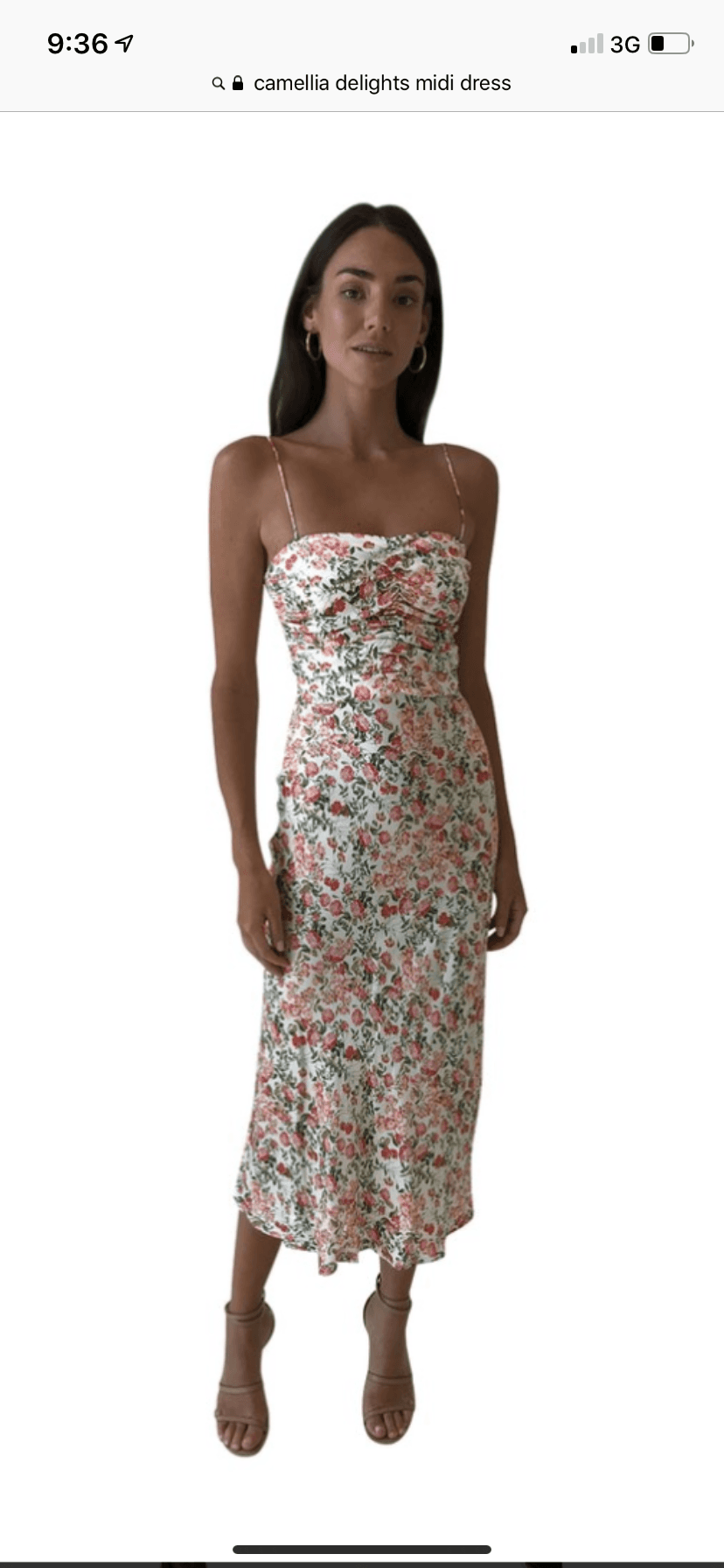 Bec & Bridge  “Camellia Delight midi” Sz 8 - Image 2