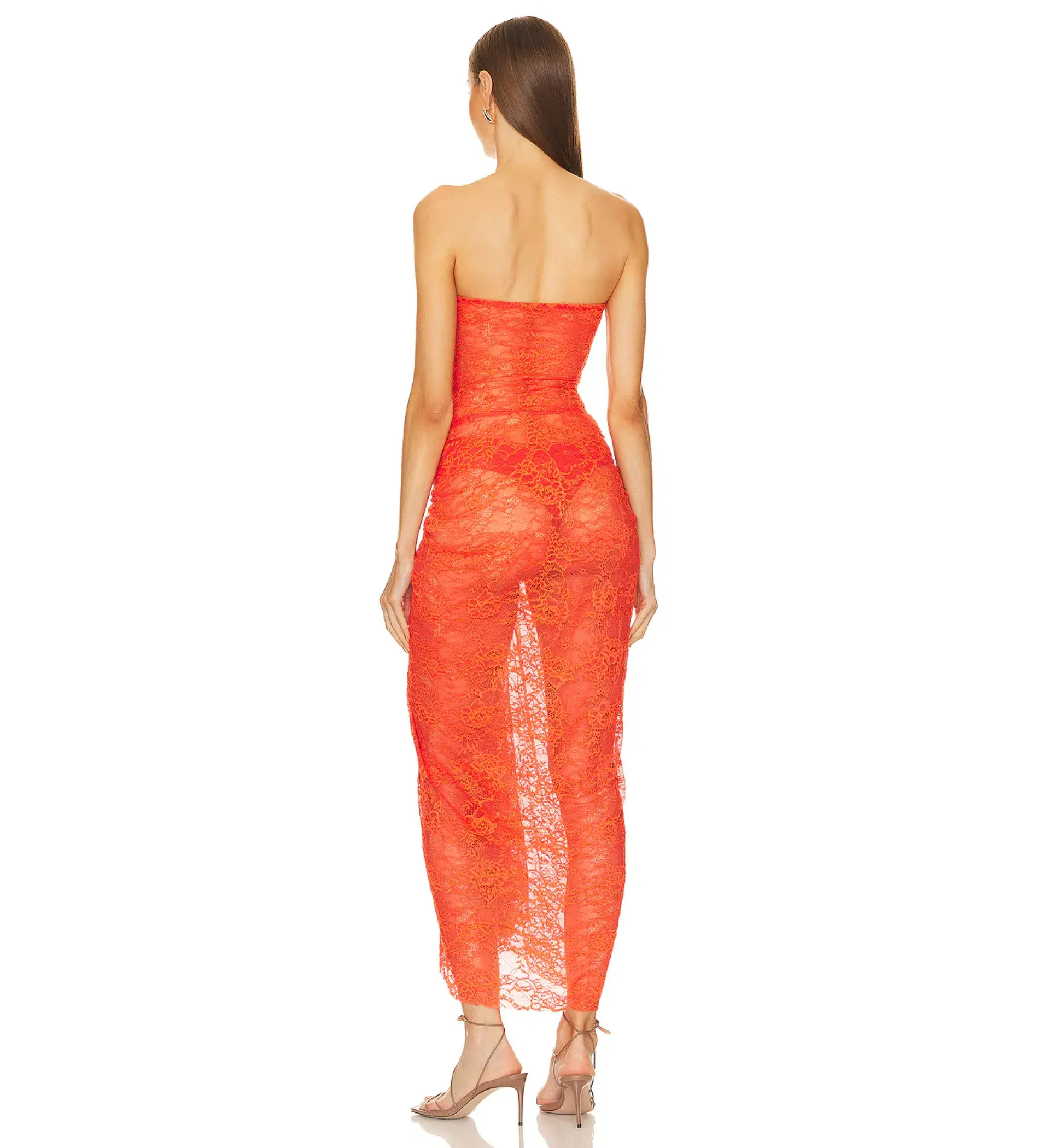 Natalie Rolt Naomi Dress Tangerine Size 1 / AU 8 - Image 2
