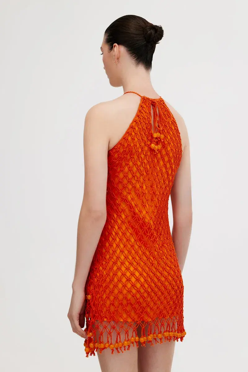 Significant Other Nira Mini Dress Orange Size 8 - Image 3