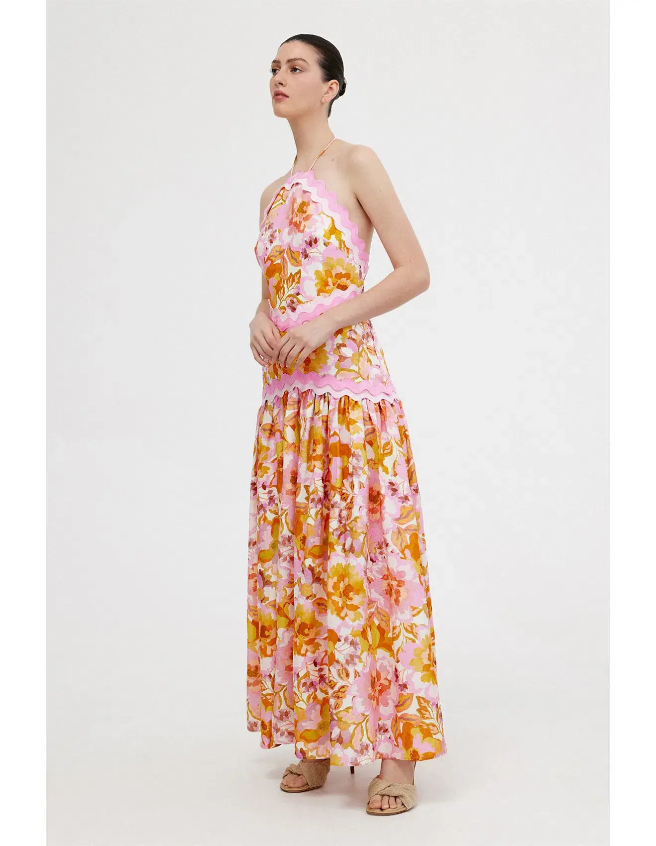 Significant Other Paiton Maxi Dress Floral Size 8 - Image 3