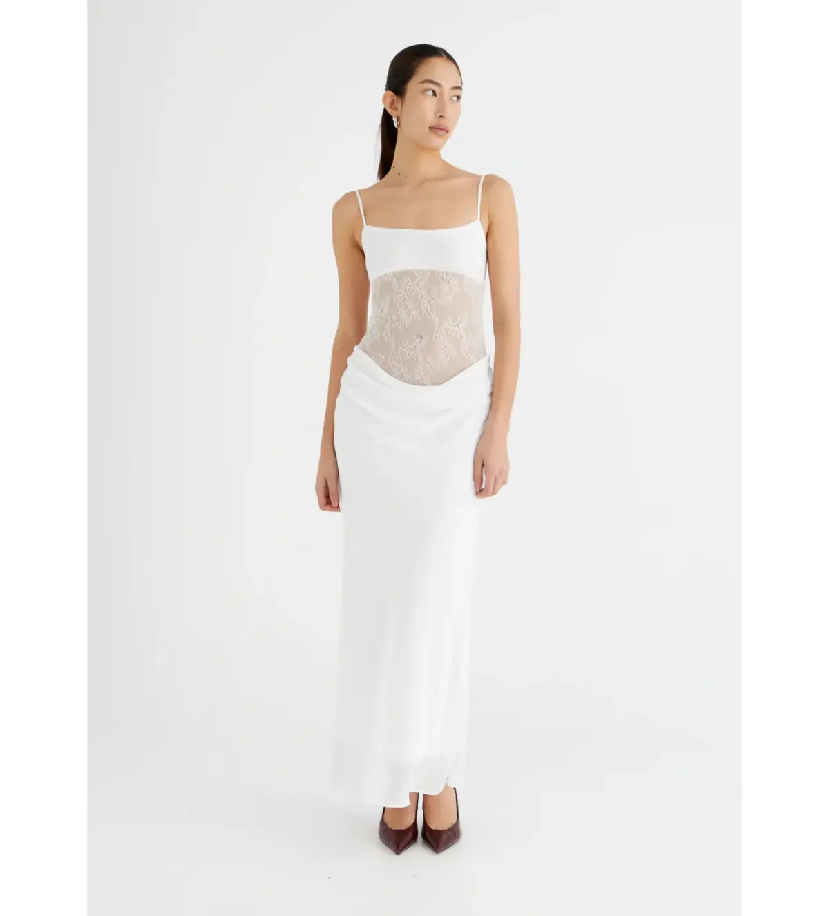 Benni Gabriel Maxi Dress White Size AU 6 - Image 1
