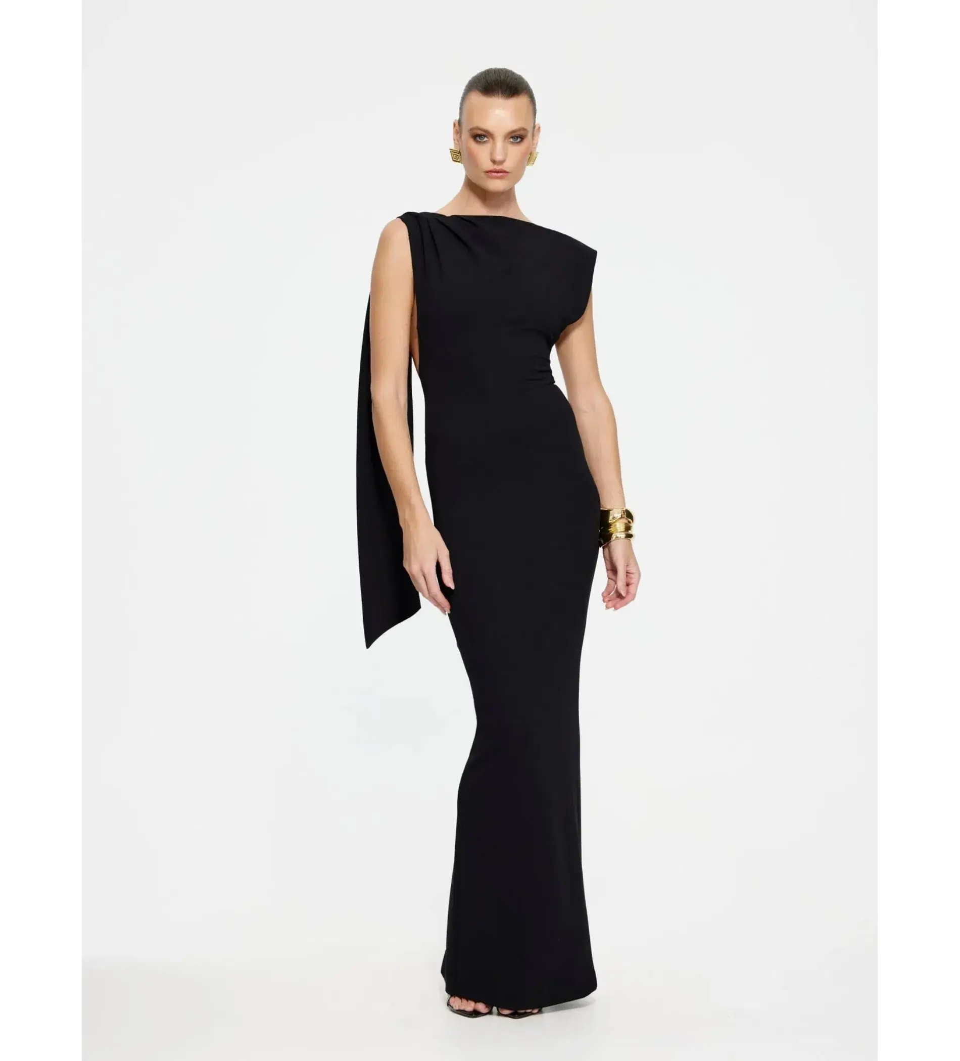 Effie Kats Audrey Gown Black Size Small / AU 8 - Image 1