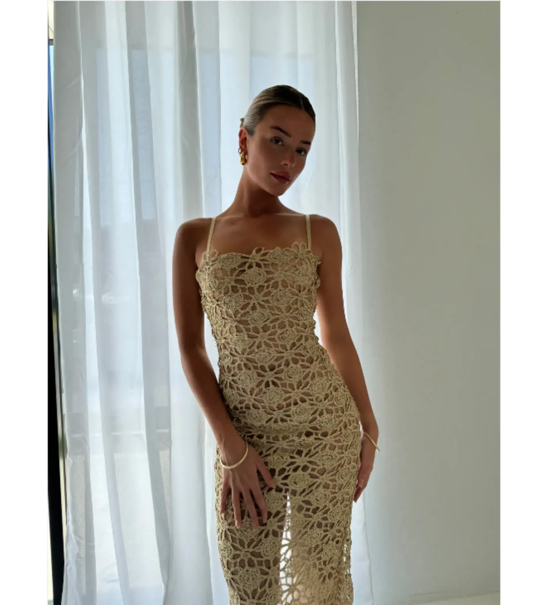 Arcina Ori Kendra Dress Gold Size XS / AU 6  - Image 4