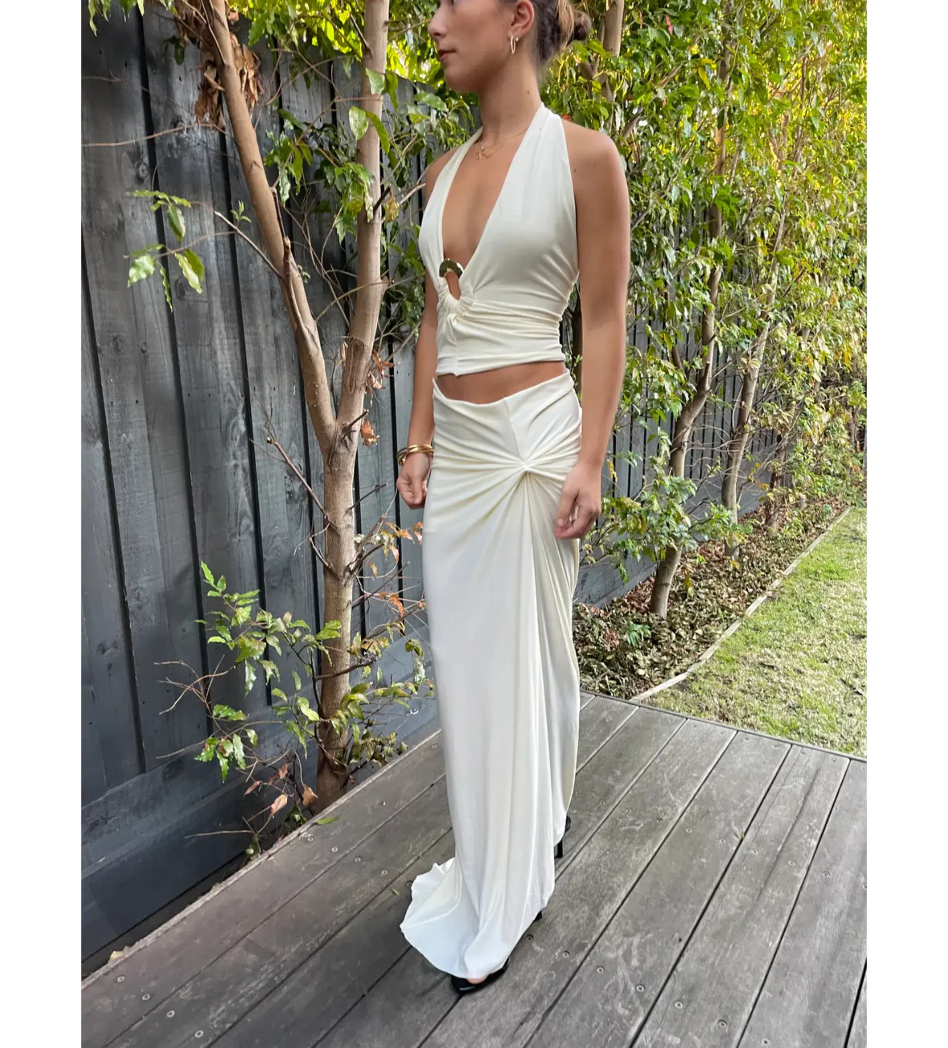 Ance Gria Nellie Set Cream Size XS / AU 6  - Image 5