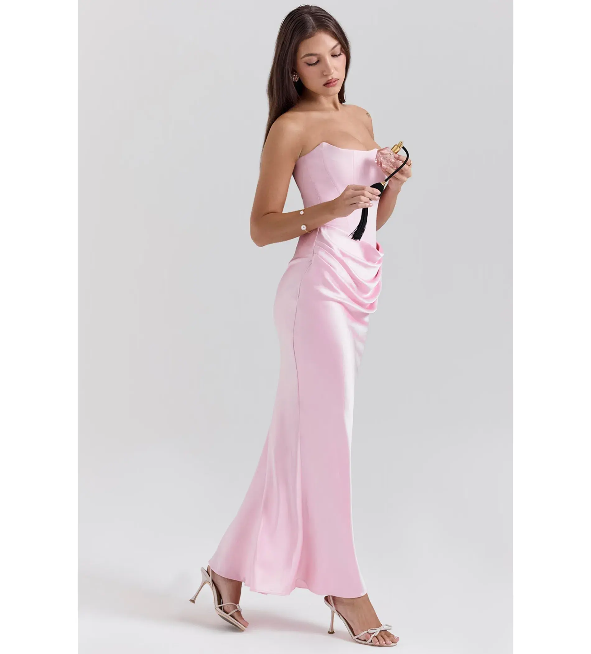 House of CB Persephone Dress in Rose Size XS / AU 6 - Image 2