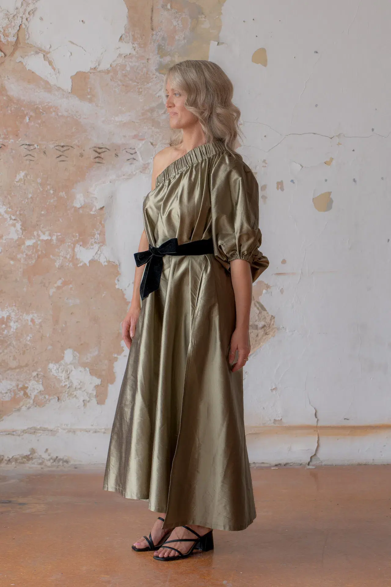 ARTCLUB Aster Dress Sage Size 8 - Image 5