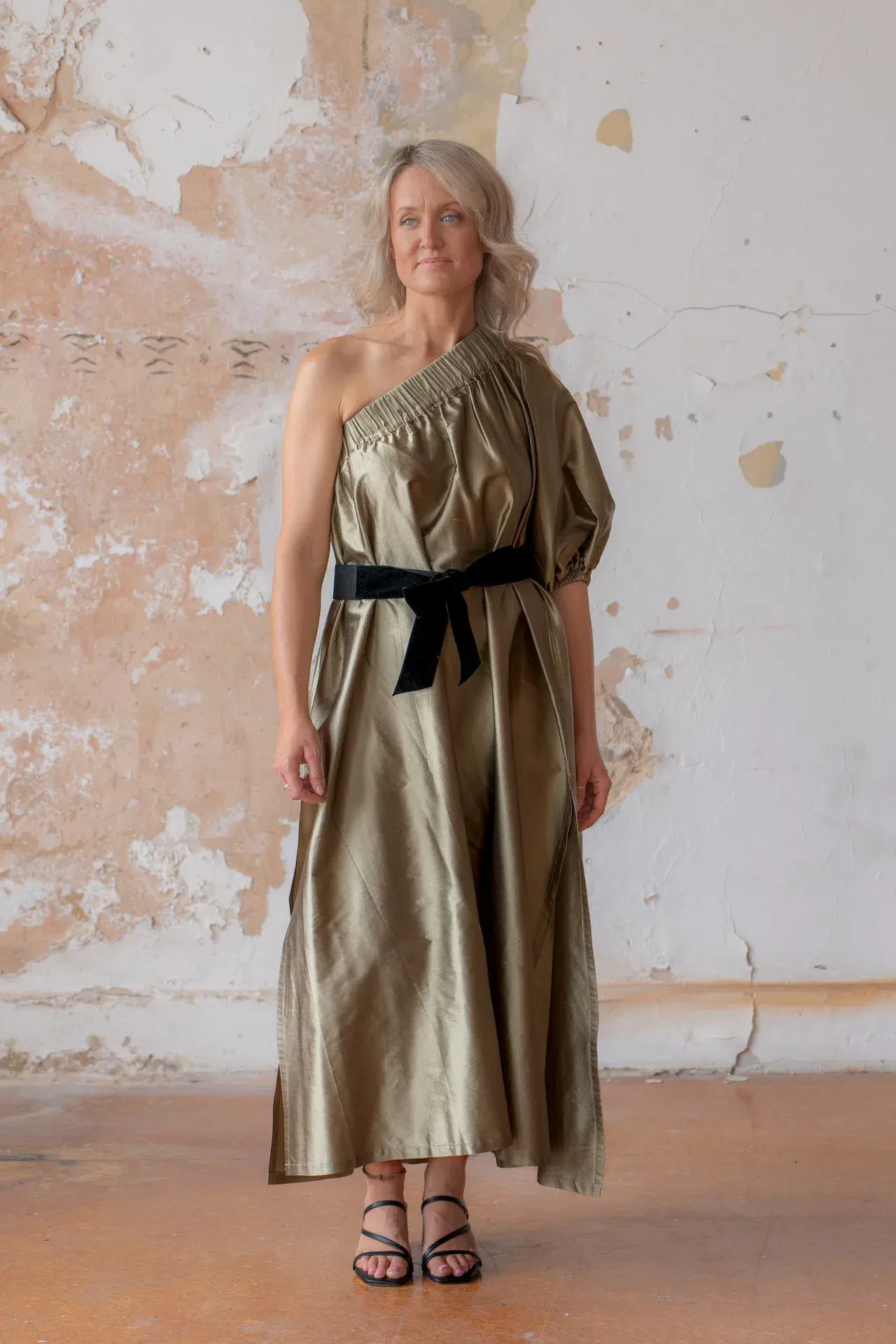 ARTCLUB Aster Dress Sage Size 8 - Image 2