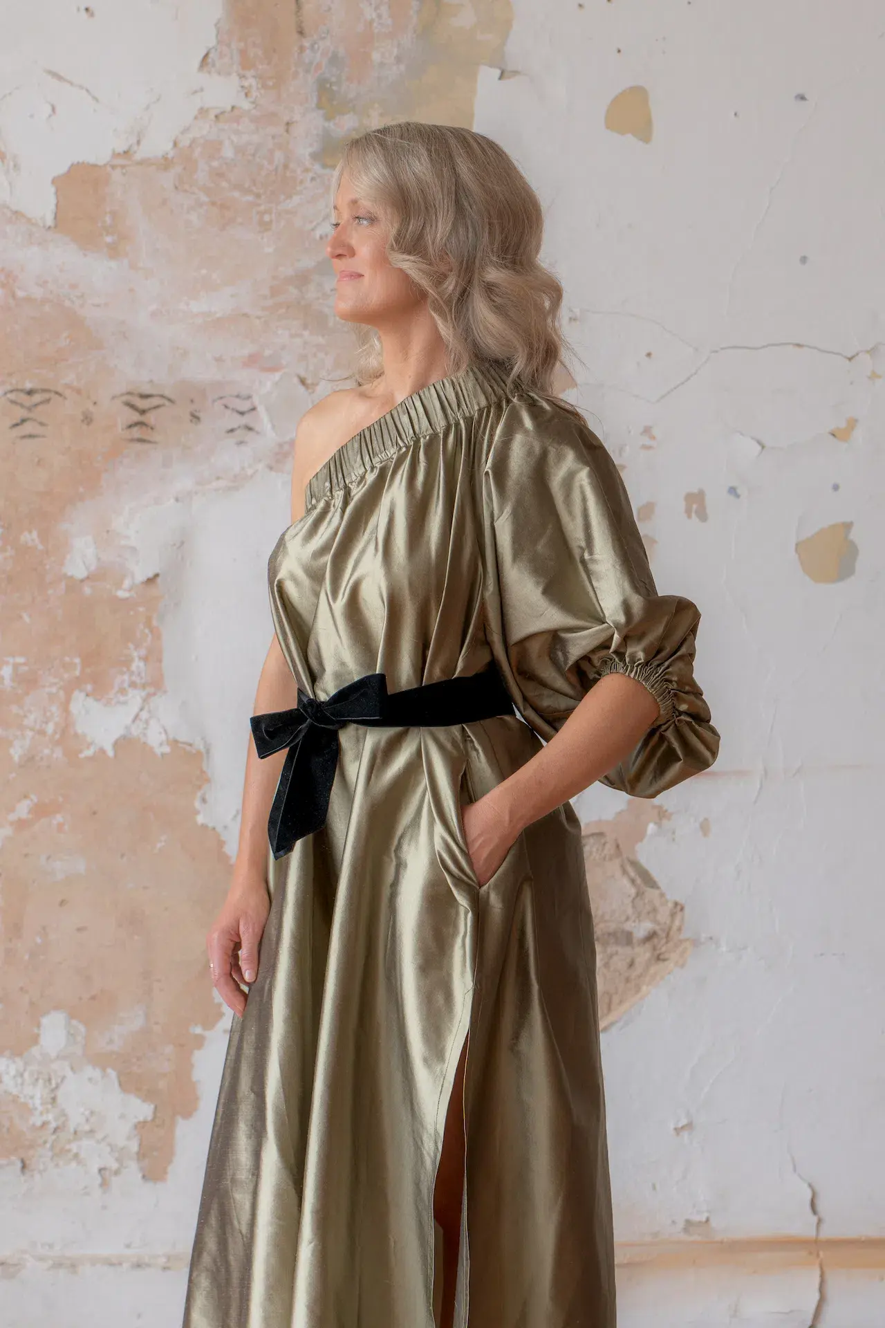 ARTCLUB Aster Dress Sage Size 10  - Image 2