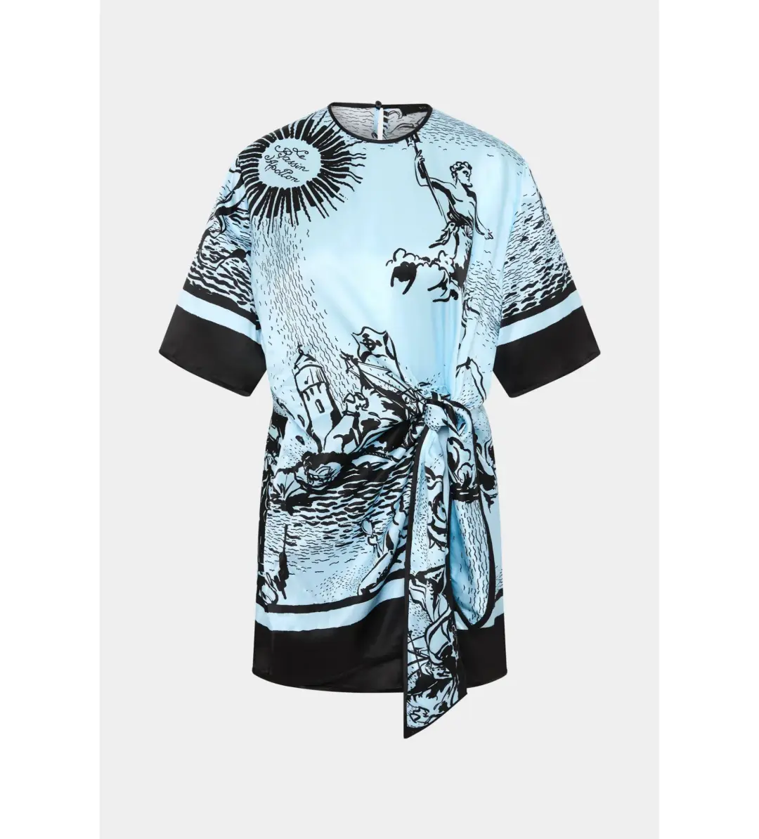 Sir the Label Dreamwood Mini Dress in Brise Soleil Size AU 8 for rent on The Volte - main image