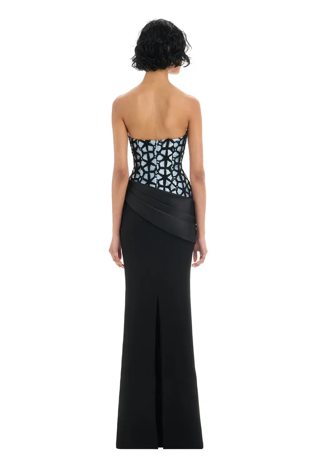 Eliya The Label Sidonia Gown Black/Blue Size M / AU 10 - Image 3