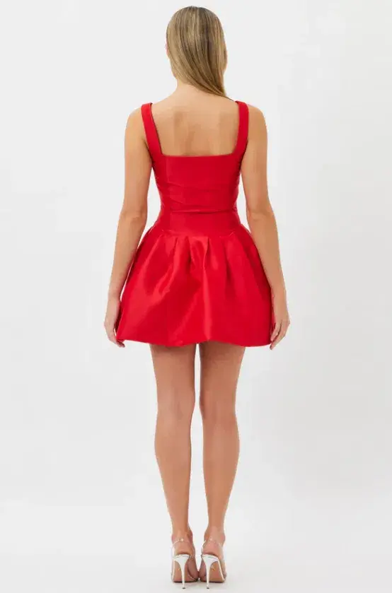 Bianca & Bridgett Alba Mini Dress Red Size 6 - Image 3