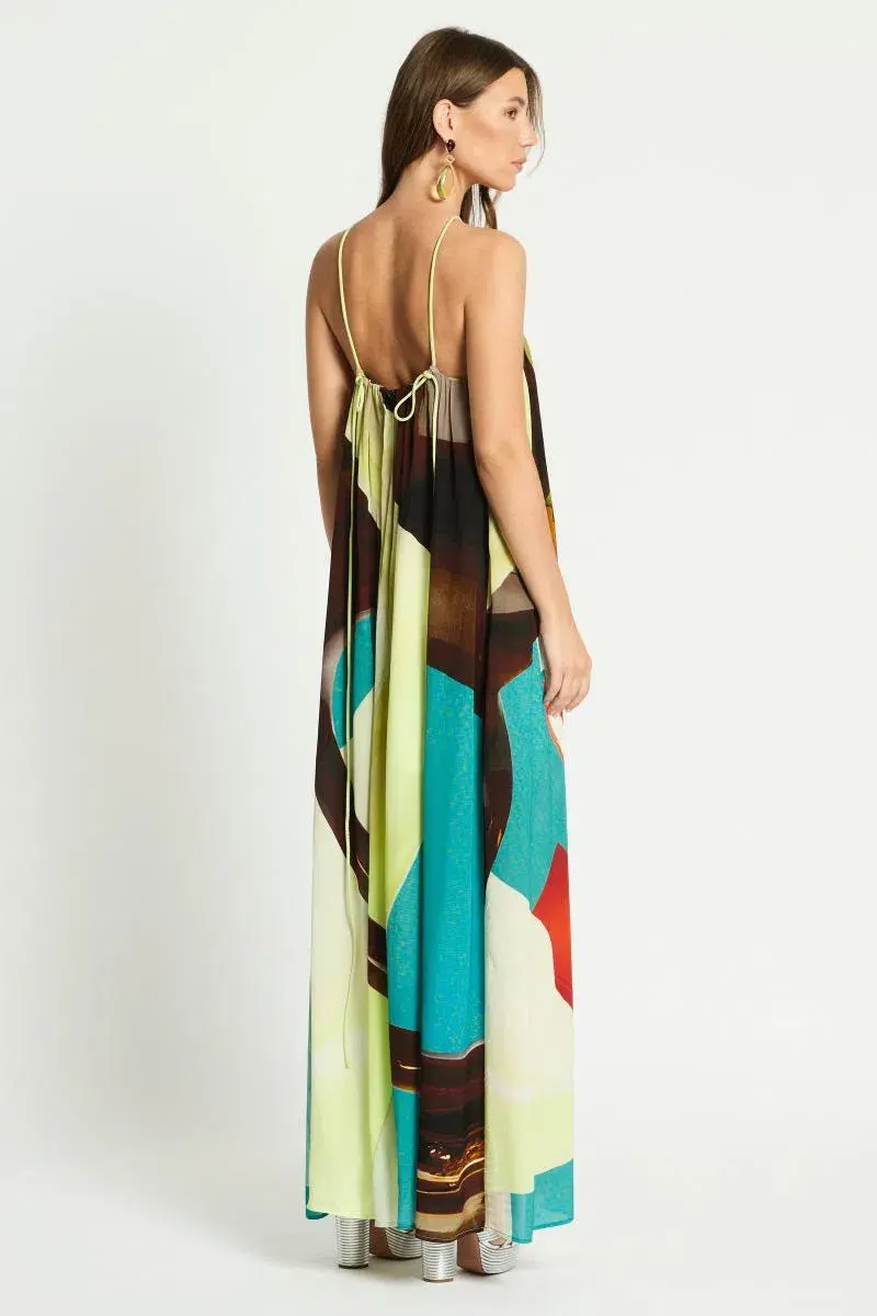 Sass & Bide Dissimulation Maxi Dress Print Size 8 - Image 3