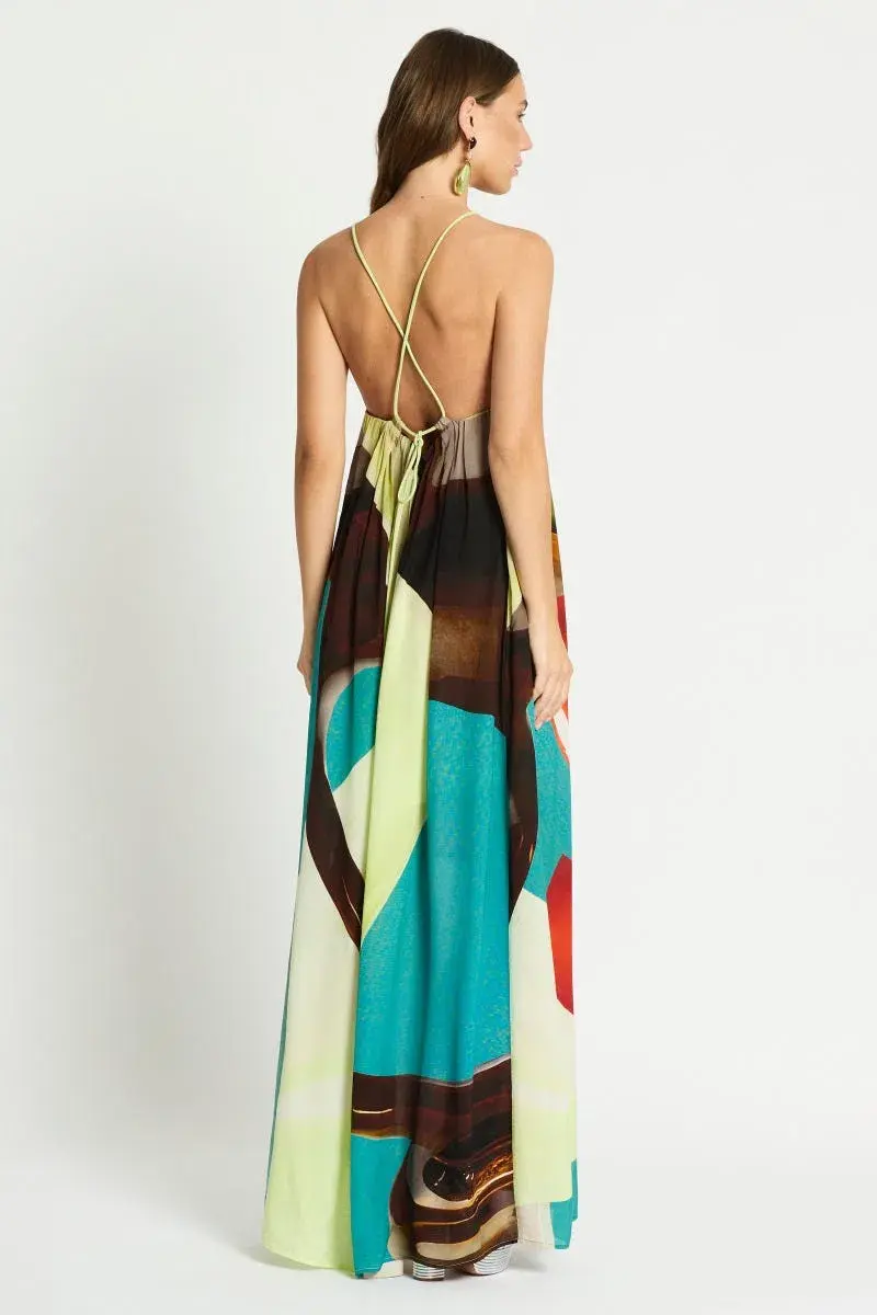 Sass & Bide Dissimulation Maxi Dress Print Size 8 - Image 2