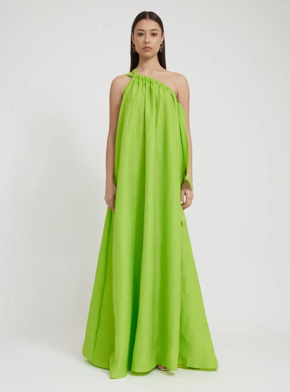 Tojha Lola Maxi Dress Lime Size AU 8 for rent on The Volte - main image