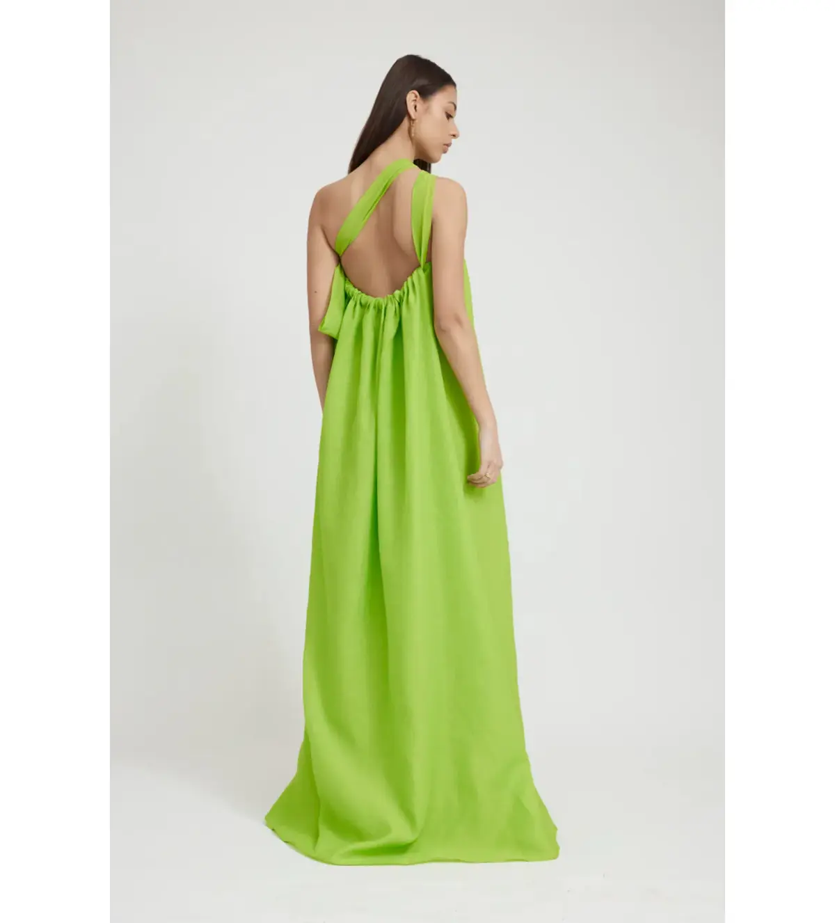 Tojha Lola Maxi Dress Lime Size AU 8 - Image 3