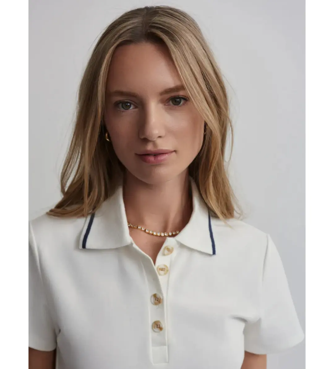 Varley Amar Dress Snow White Size AU 6 for rent on The Volte - main image