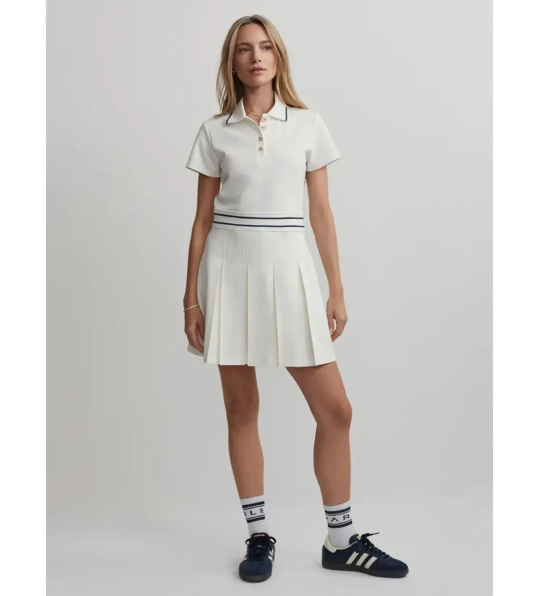 Varley Amar Dress Snow White Size AU 6 for rent on The Volte - main image