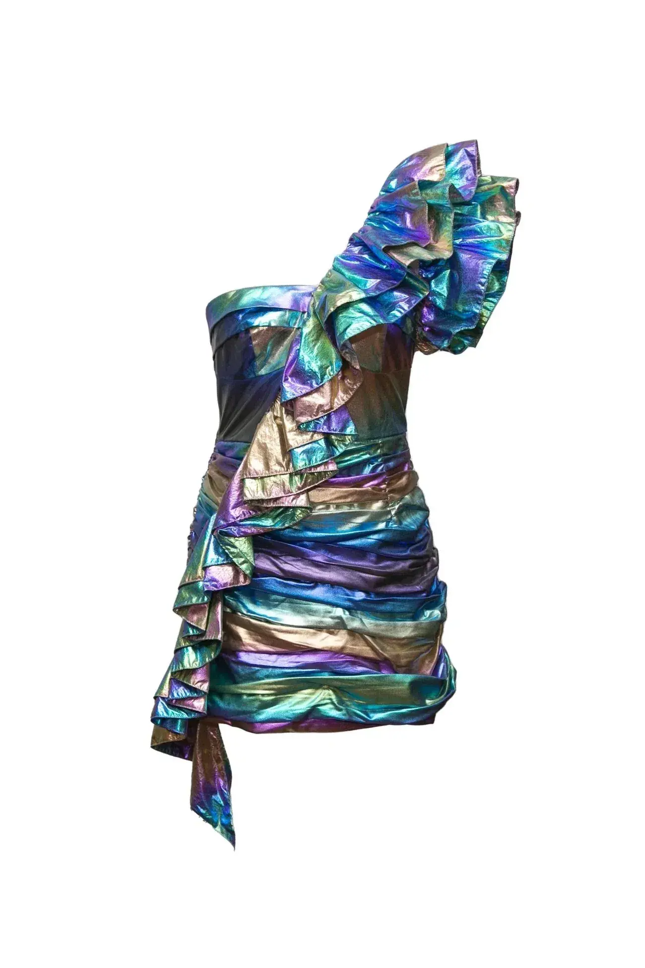 CeliaB Haf Mini Dress Metallic Size XS / AU 6 - Image 6