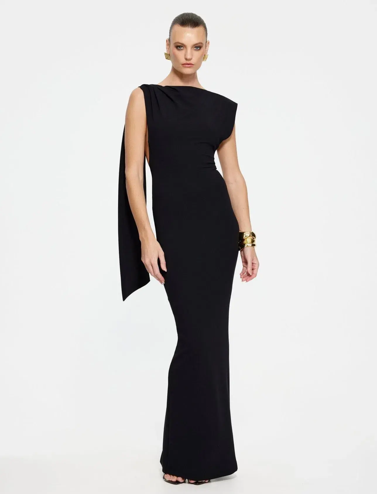 Effie Kats Audrey Gown in Black Size S / AU 8 - Image 1