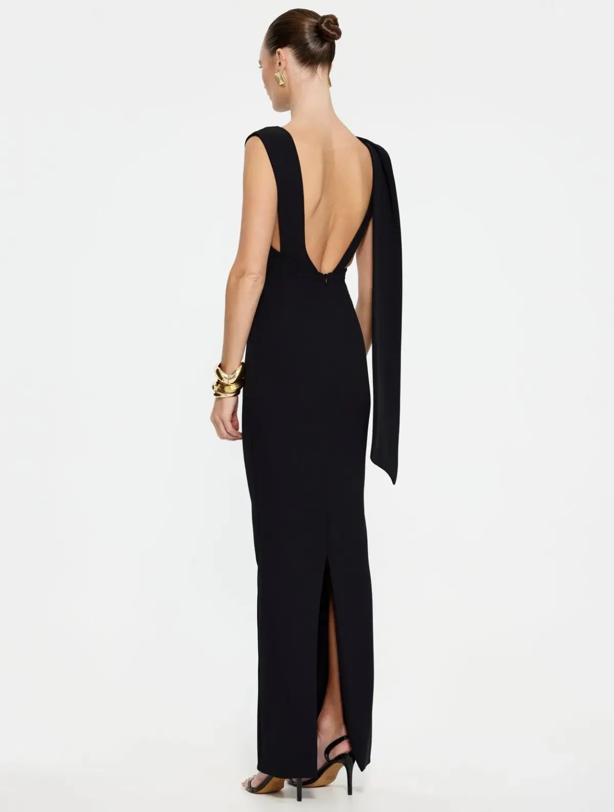 Effie Kats Audrey Gown in Black Size S / AU 8 - Image 3