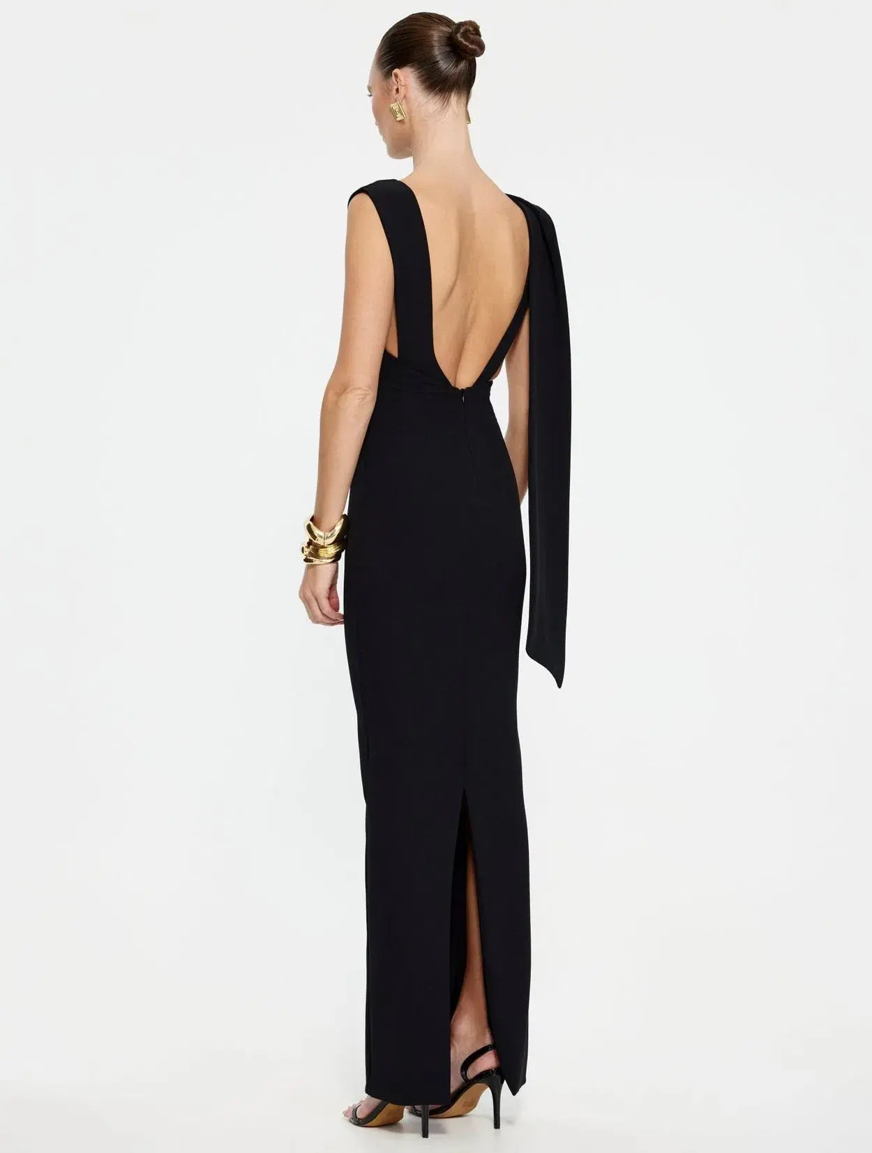 Effie Kats Audrey Gown in Black Size S / AU 8 - Image 3