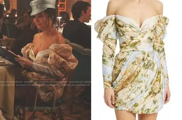 Zimmermann Luminosity Drape Mini Dress/ Emily in Paris Dress 00 - Image 6