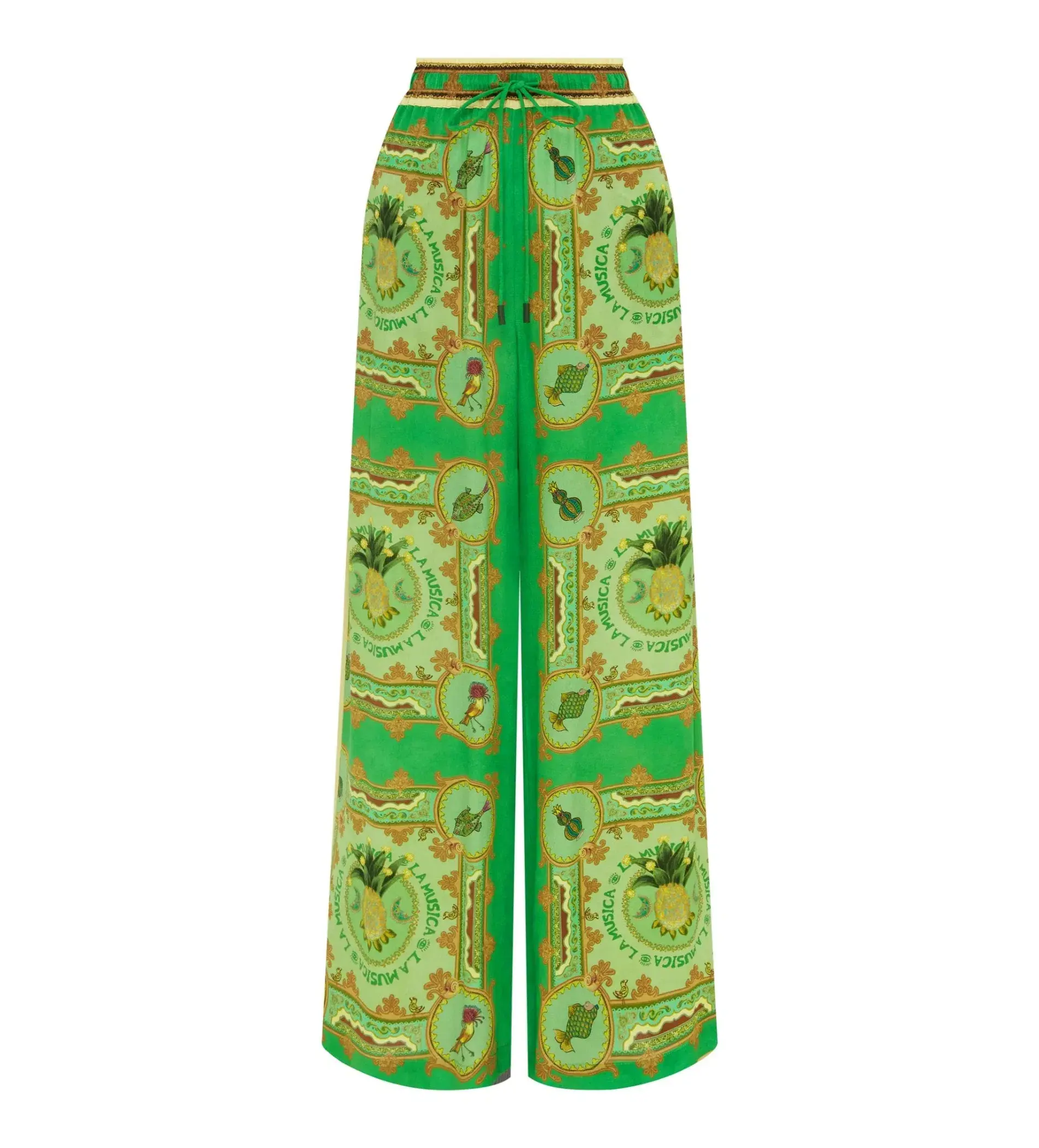 Alémais La Musica Silk Shirt and Pant Green Size AU 16 - Image 6