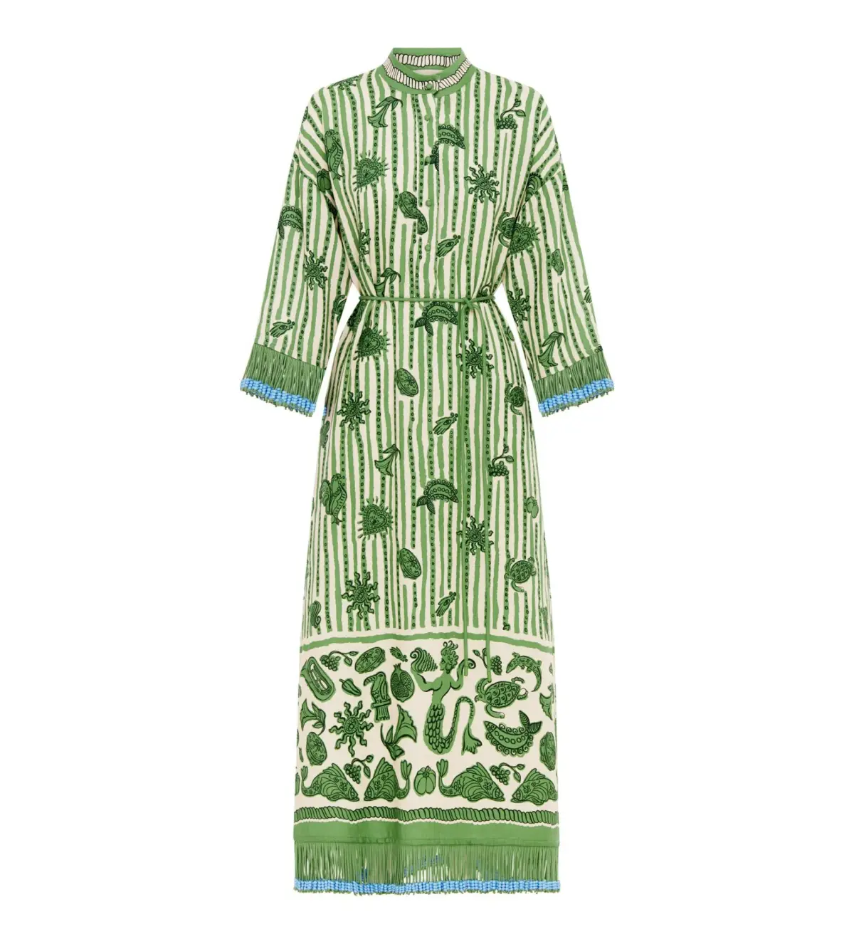 Alémais Lula Midi Dress Green Size AU 16 - Image 5