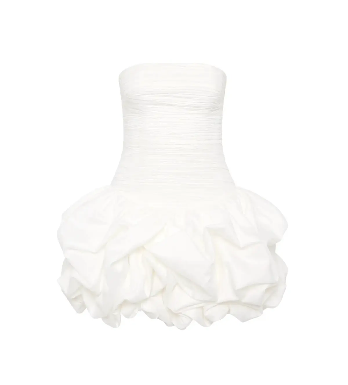Aje Violette Bubble Hem Mini Dress Ivory Size XS / AU 6 - Image 7
