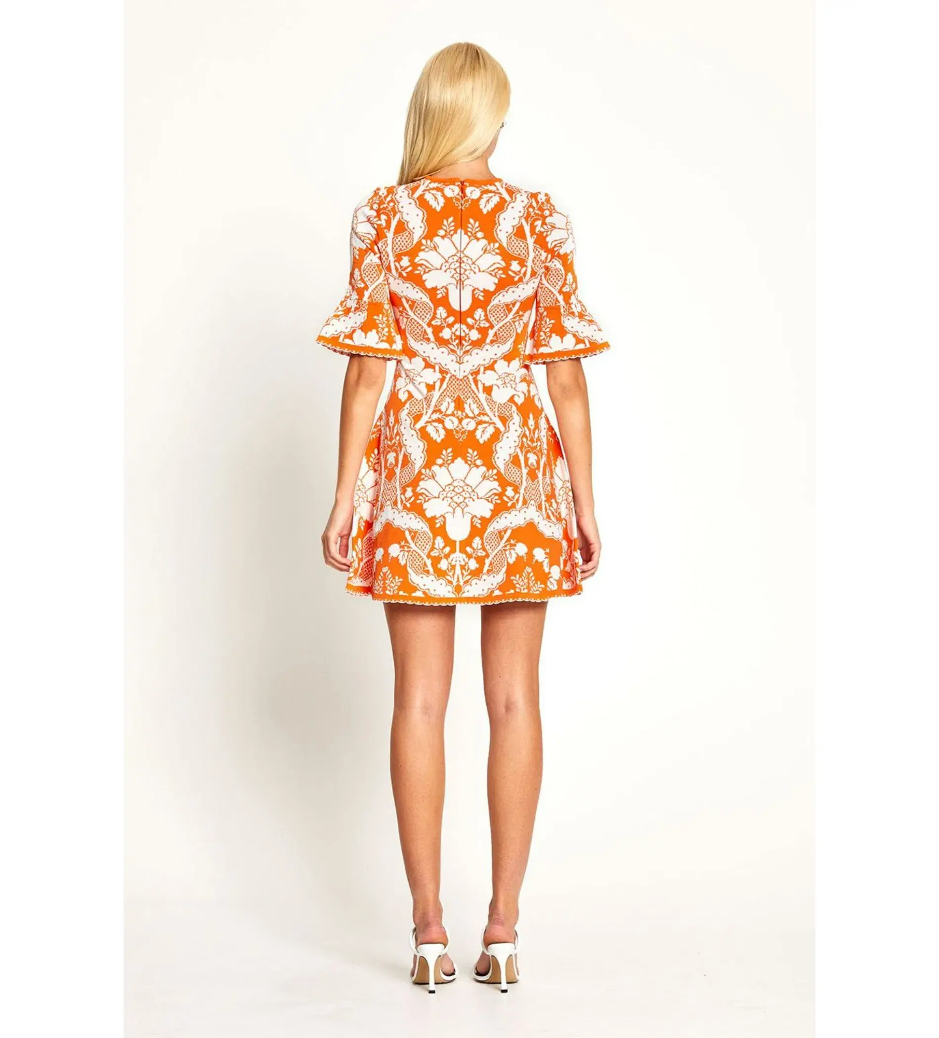 Alice McCall Sittin Pretty Mini Dress Orange Size AU 14 - Image 2