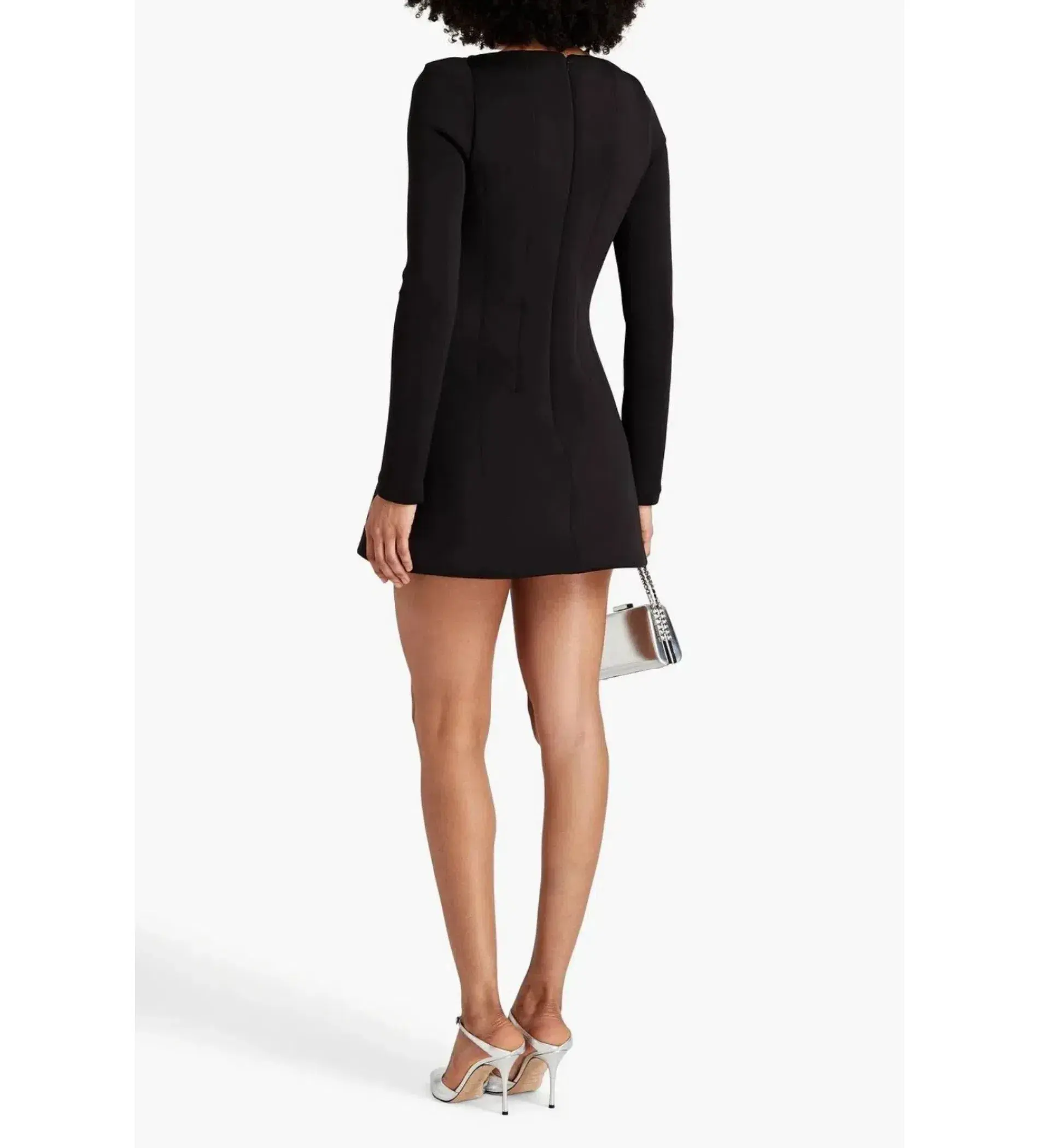Rachel Gilbert Stella Mini Dress Black Size 2 / AU 10 - Image 2