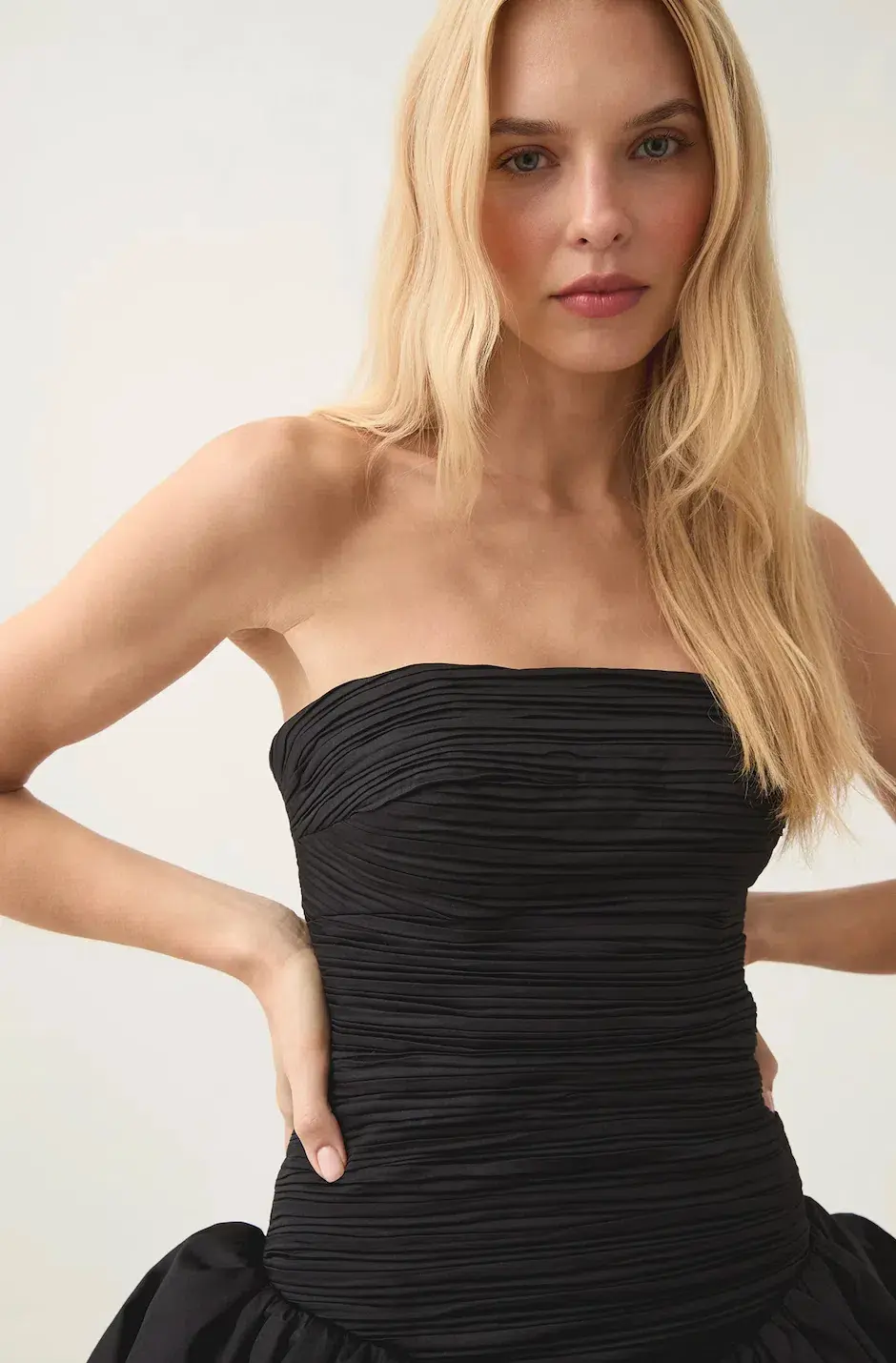 Aje Violette Bubble Hem Mini Dress Black Size AU 8  - Image 3