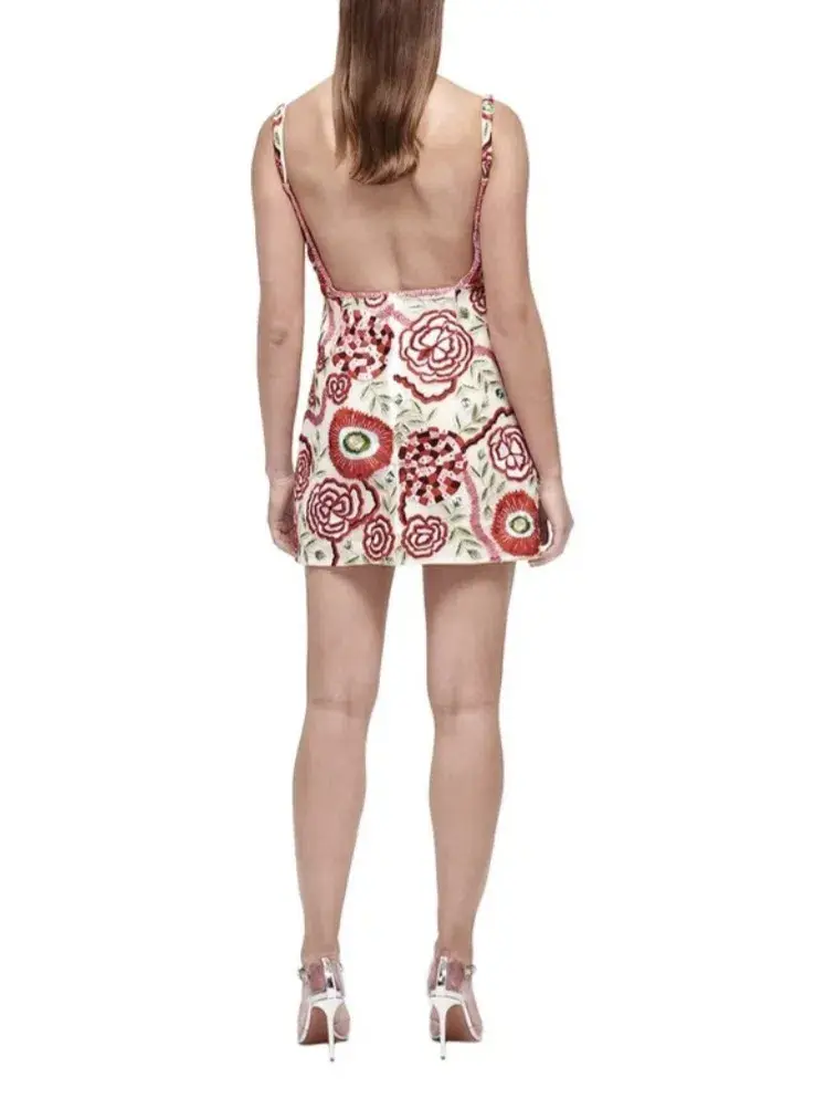 Rachel Gilbert Gigi Mini Dress Multi Size 3 / AU 12 - Image 3