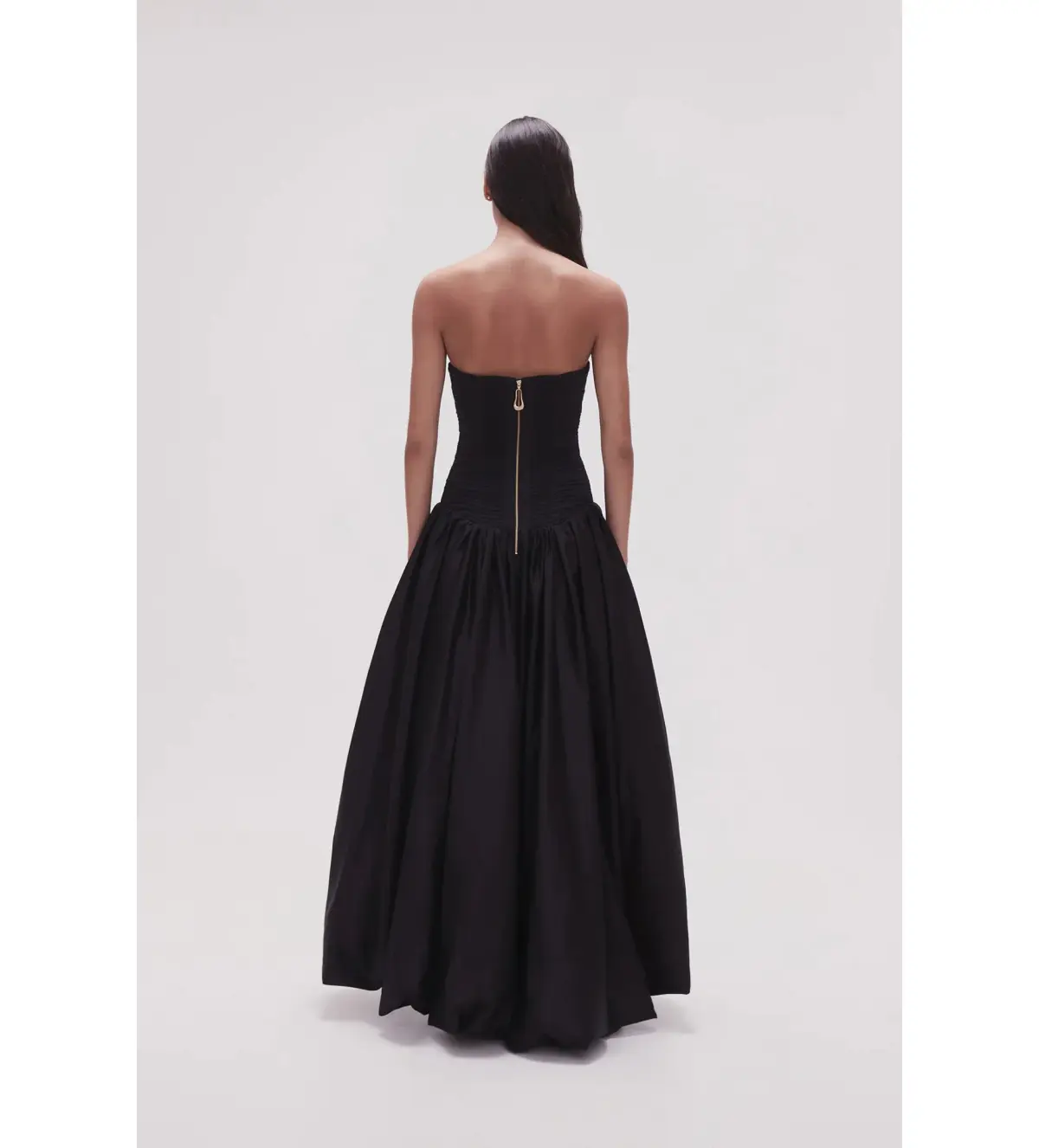 Aje Violette Bubble Hem Maxi Dress Black Size AU 14 - Image 3
