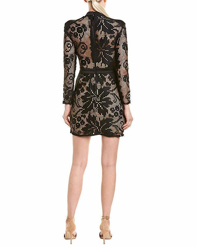 Elliat Womens Muse Party Black Lace Dress Size 12 - Image 2