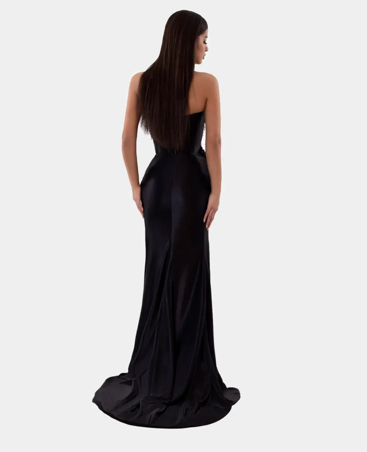 Albina Dyla Corset Gown Black Size AU 14  - Image 2