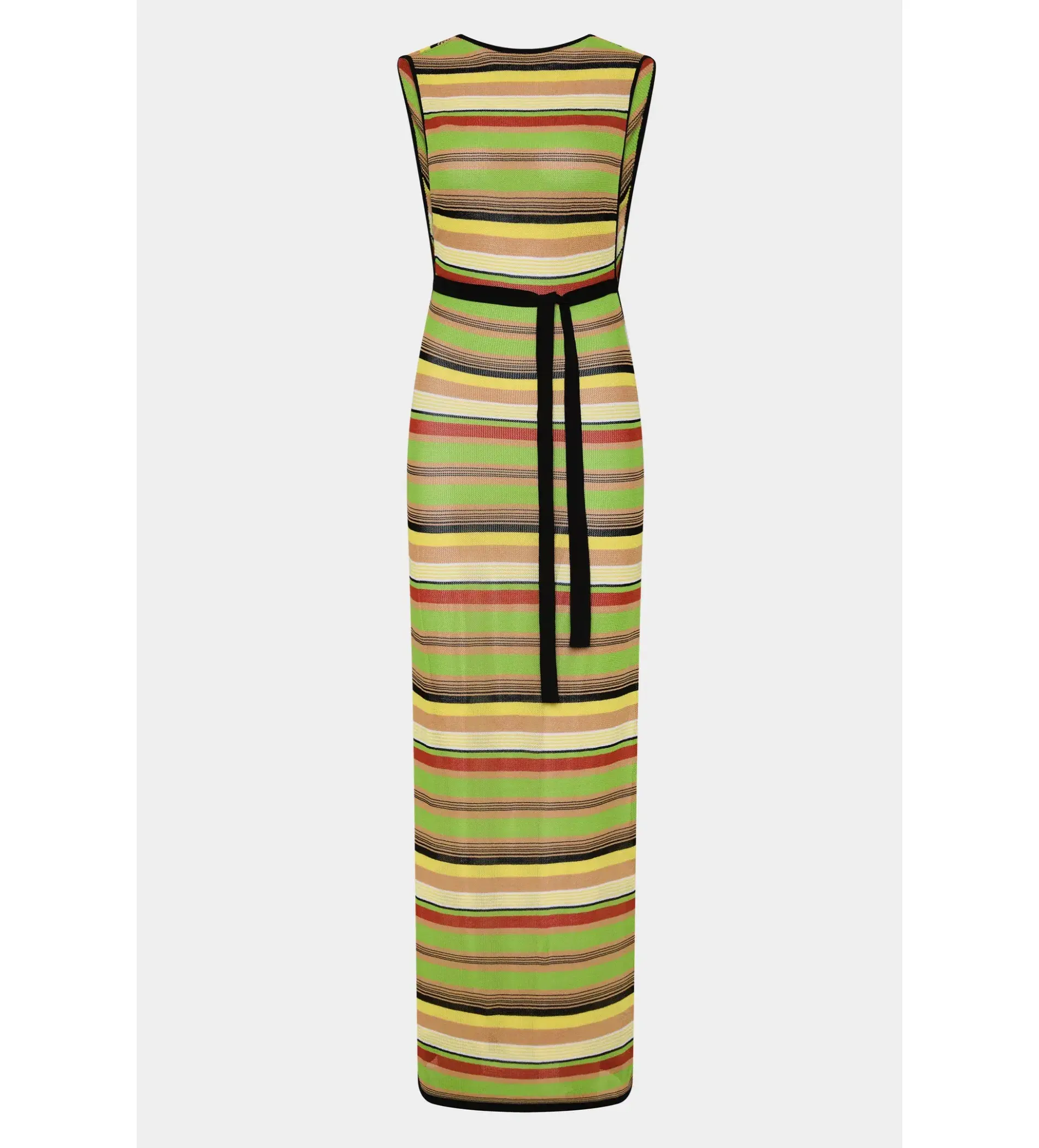 Sir the Label Coastline Tie Dress in Palm Stripe Size AU 6 - Image 5
