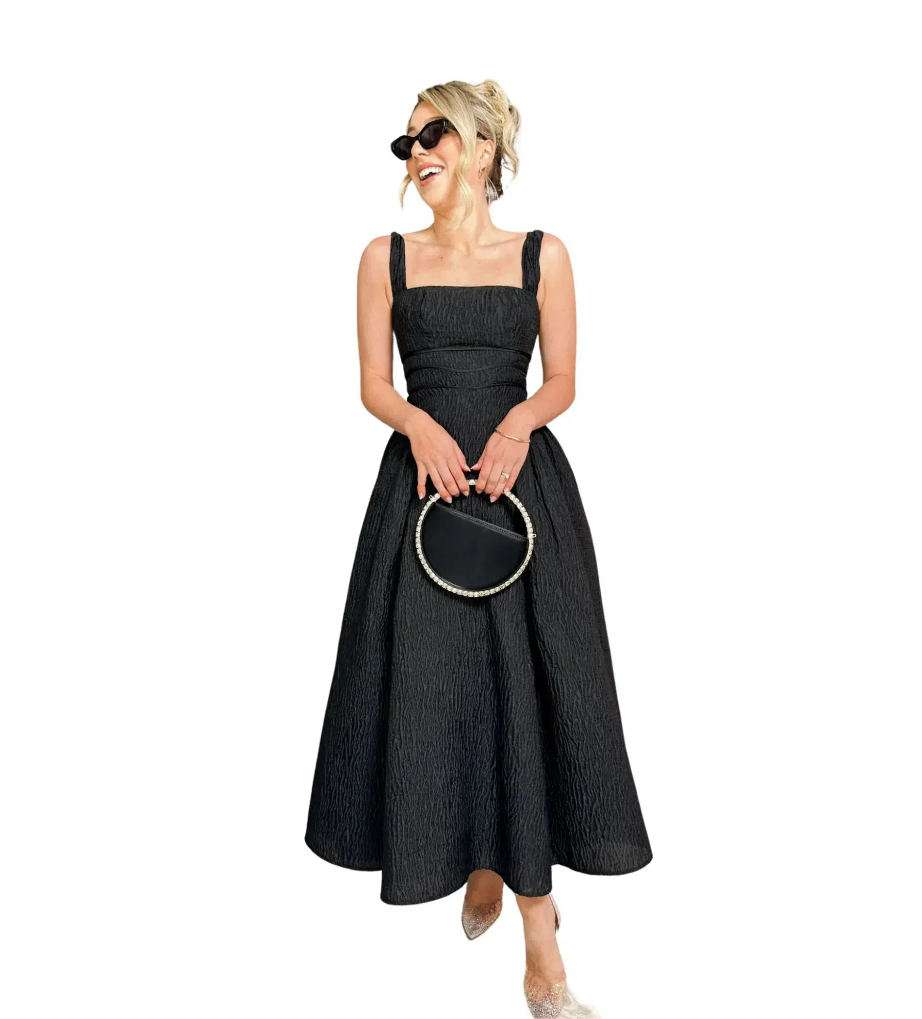 Rachel Gilbert Sophy Strap Dress in Black Size 4 / AU 14 - Image 1