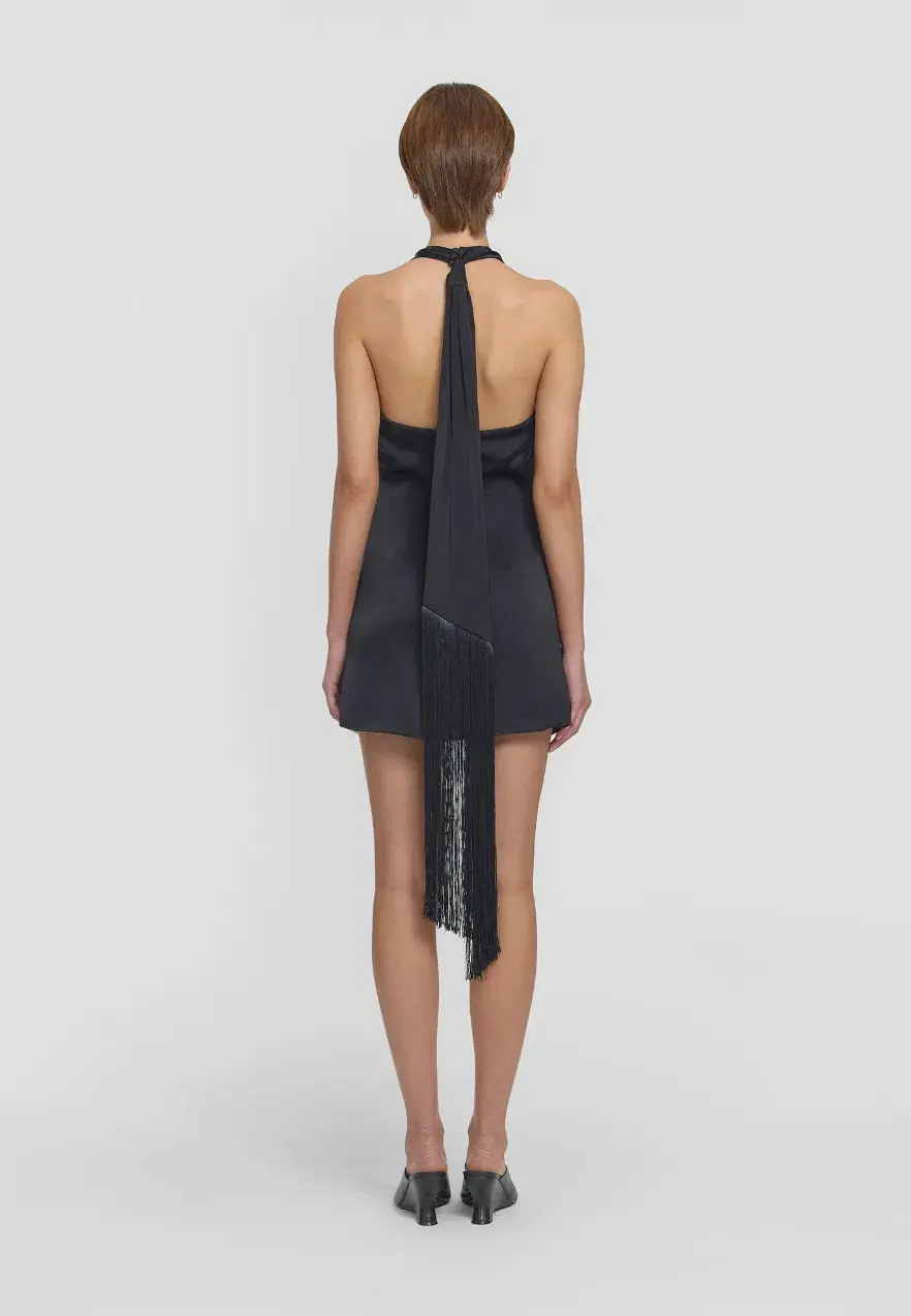 Viktoria & Woods Poltergeist Mini Dress Black Size 8 - Image 3
