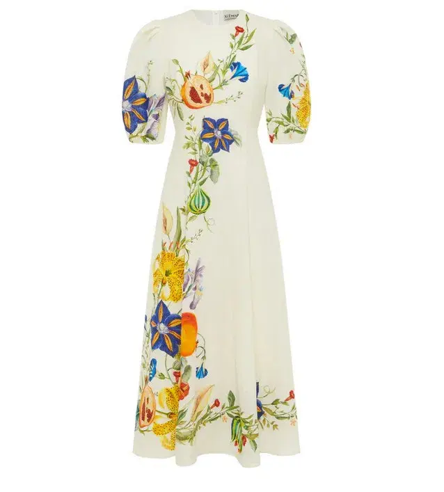 Alémais Flores Midi Dress Floral Size 14 - Image 3
