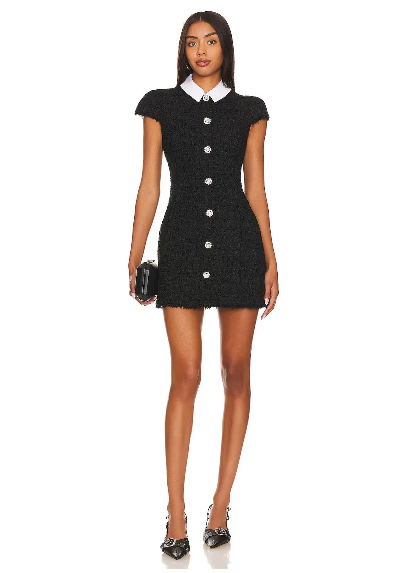Likely Riello Mini Dress Black Size 8 - Image 1